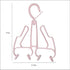 Plastic Balcony Multipurpose Shoe Hanging Rack